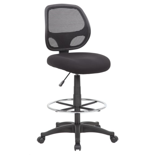 Boss Mesh Back Drafting Chair, Black